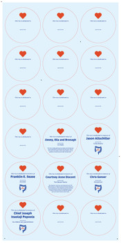 Two sheets of 14" round single sided coro prints with ship Two sheets of 14" round single sided coro prints with ship