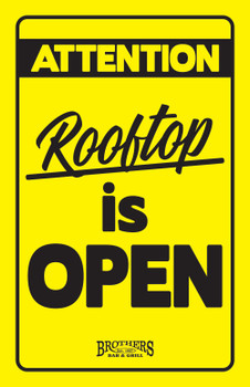 Two different 28X44 single sided signs, no grommets, we pay ship Two different 28X44 single sided signs, no grommets, we pay ship