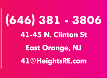 One 56x29 and one 40x29 6mm single sided trilayer signs for 41-45, ship