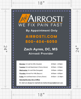 One sheet and one piece of ACM signs and one 12x12 kiss cut removable vinyl qr codes, ship