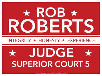 One-hundred 24x18 1 color 2 side yards signs, ship