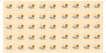 One sheet of approx 9"x8" morning sandwich starbursts