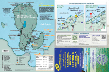 One-thousand 12x18 double sided waterproof maps folded as before, may 2026 print, ship