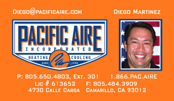 pacaire diego martinez business card front