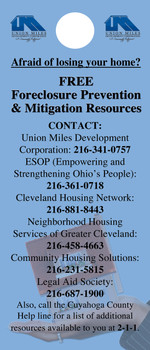 umdc door hanger front umdc door hanger front