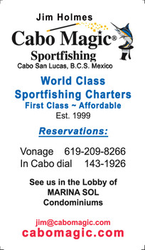 cabo magic jim holmes business card