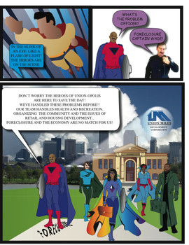 umdc comic book poster