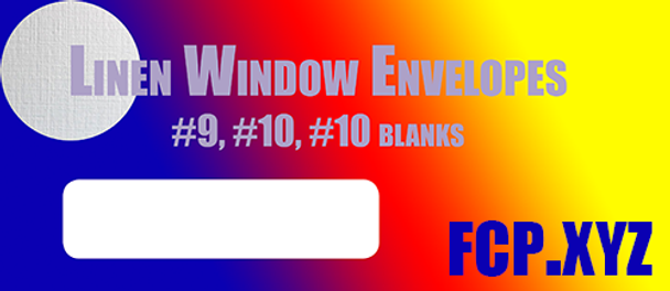 linen window envelopes small