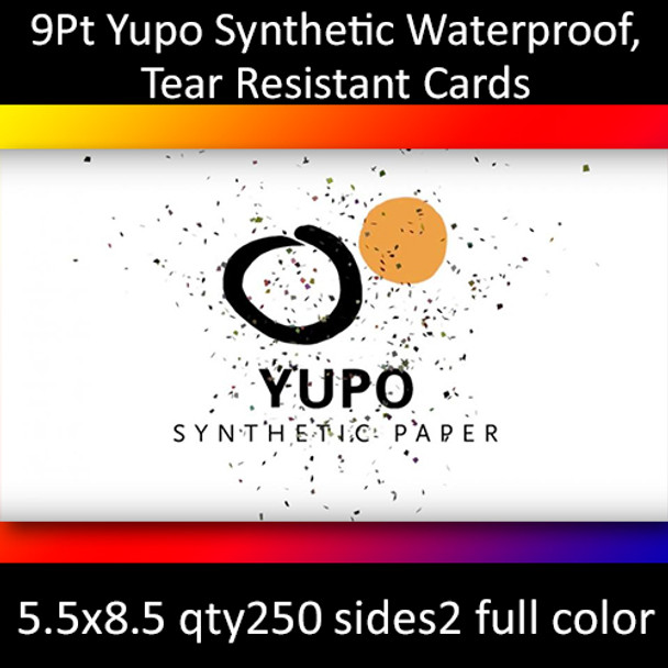 Postcards, Synthetic, Yupo Waterproof, Tear-Resistant, 9Pt, 5.5x8.5, 2 sides, 0250 for $211