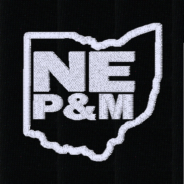 Sixteen embroidered sweatshirts and fleeces for NEPM