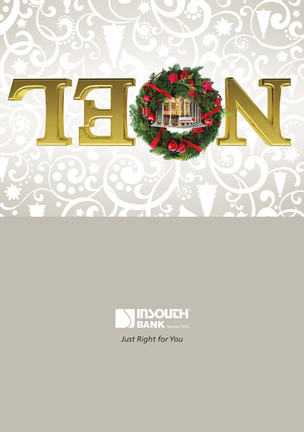Six-hundred total 14pt gloss aq Christmas cards with different inside prints, envelopes, ship