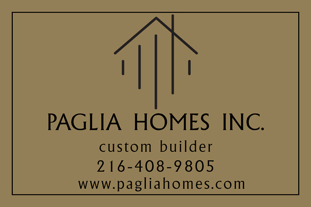 One 24x36 aluminum trilayer sign for Paglia Homes