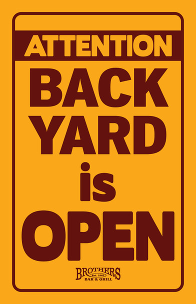 Two 28x44 back yard sandwich board signs, ship