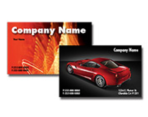 full color business cards