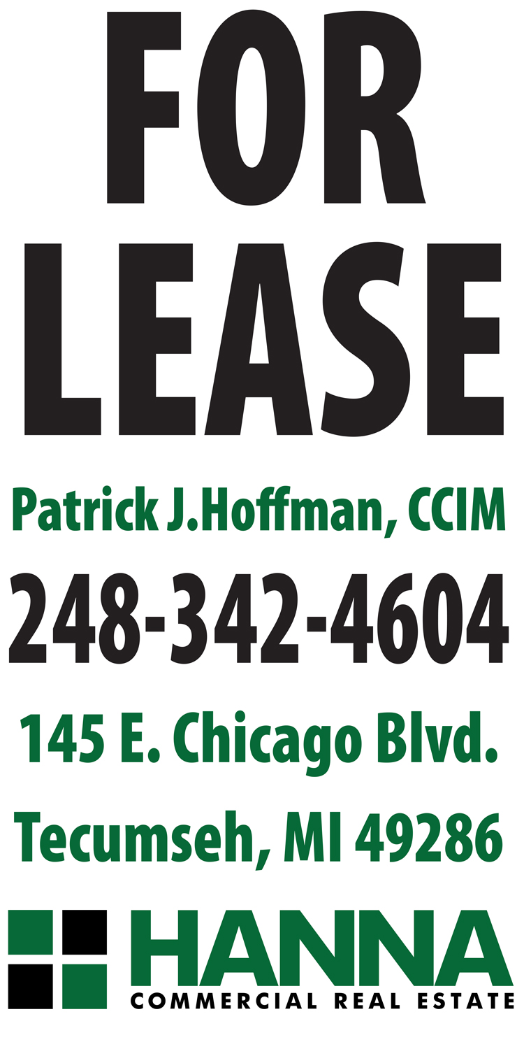 vertical flutes full color coroplast sign
