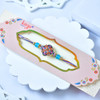 Pastel Multicolor Floral Designer Rakhi