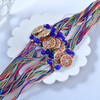 Multicolor Floral Classic Designer Rakhi (Loose)