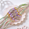 Peacock Bloom Pastel Designer Rakhi (Loose)