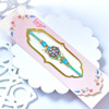 Peacock Hexa Charm Rakhi