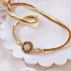Kavya Rakhi Golden Blossom Designer Rakhi (Loose)