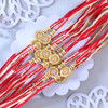 Royal Blossom Stone Rakhi (Loose)