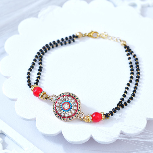 Kavya Royal Mandala Bracelet Rakhi