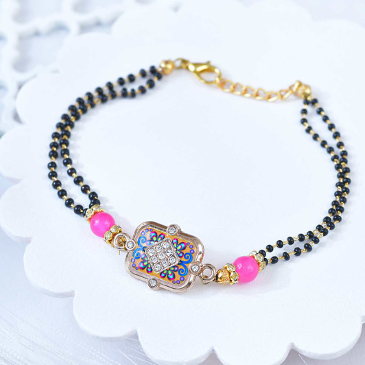 Kavya Elegant Stonework Bracelet Rakhi (Loose)