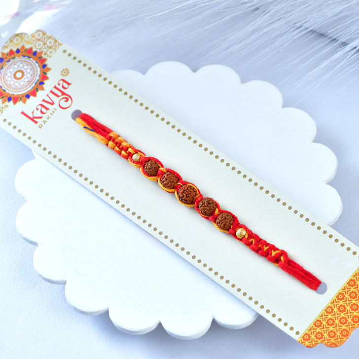 Panch-Tatva Rudraksh Rakhi
