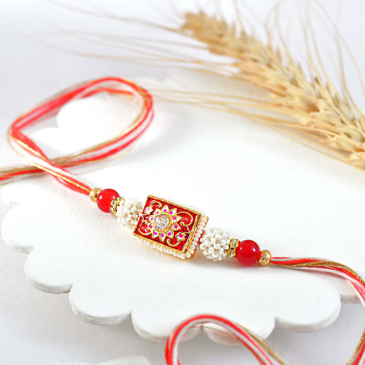 Royal Ruby Pearl Bhaiya Bhabhi Set
