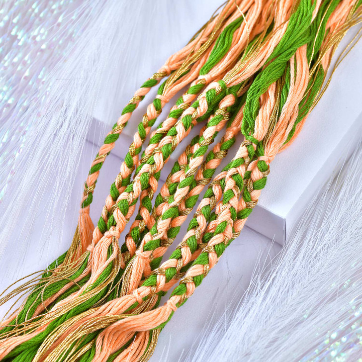 Green Bliss Braided Rakhi (Loose)