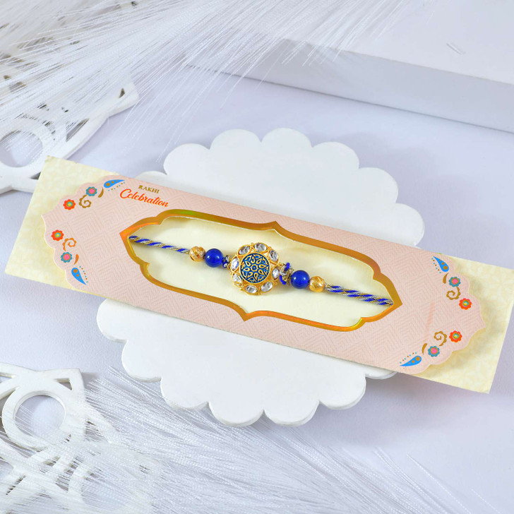 Royal Blue Mandala Rakhi