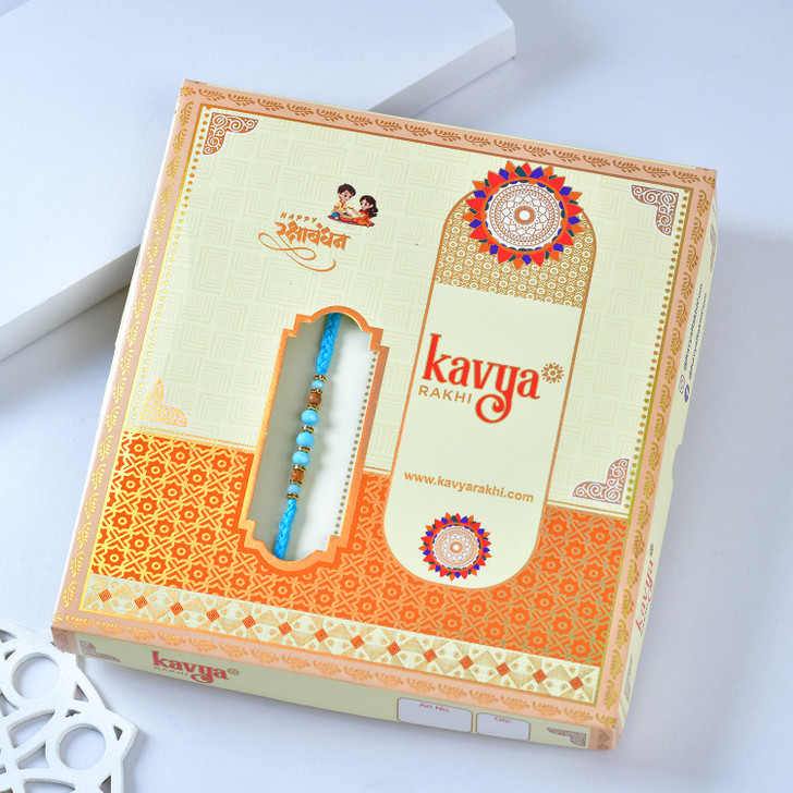 Aqua Rudraksha Divine Rakhi