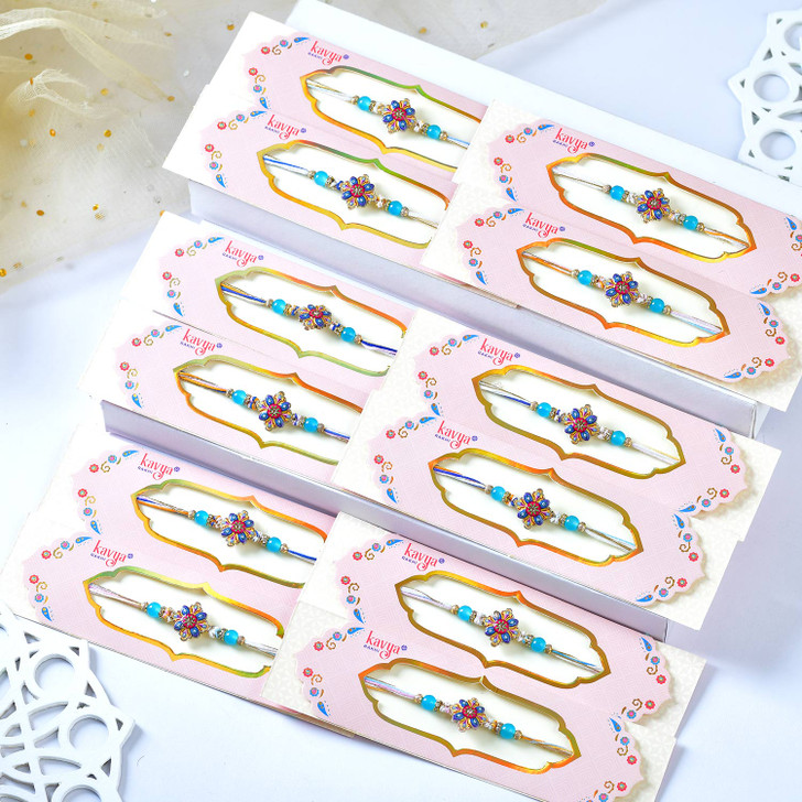 Rainbow Bloom Designer Rakhi