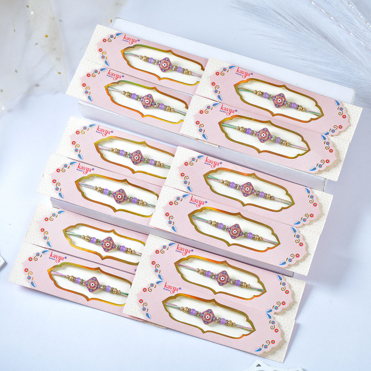 Shubh Nazar Square Rakhi