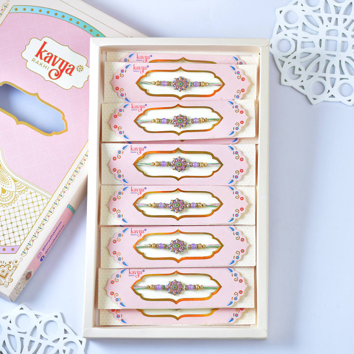 Rangoli Blossom Designer Rakhi