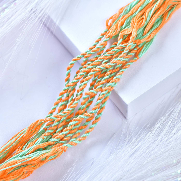 Kesariya Green Rakhi Thread (Loose)