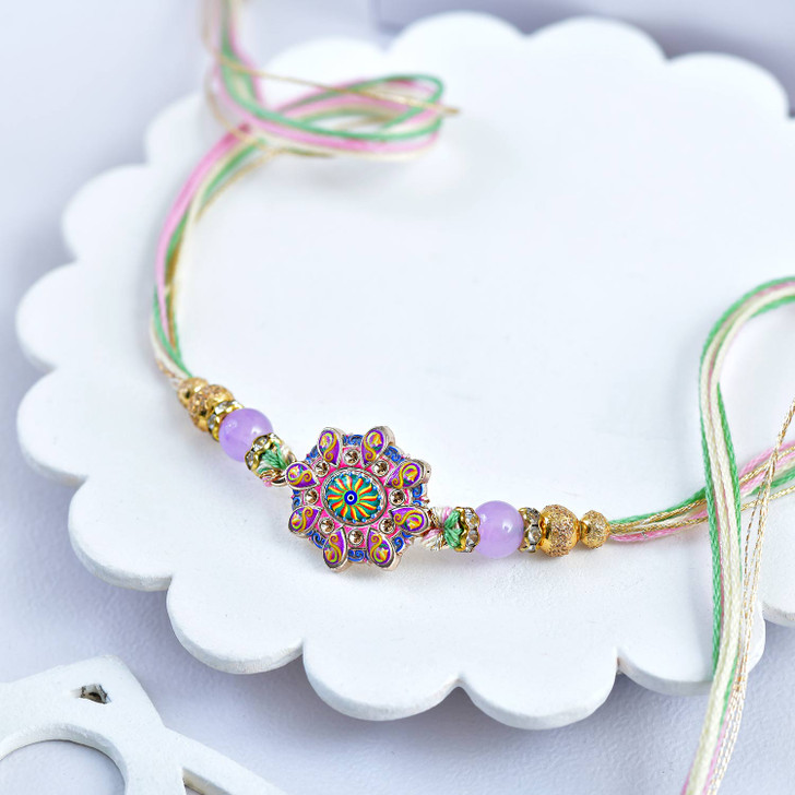 Rangoli Blossom Designer Rakhi (Loose)