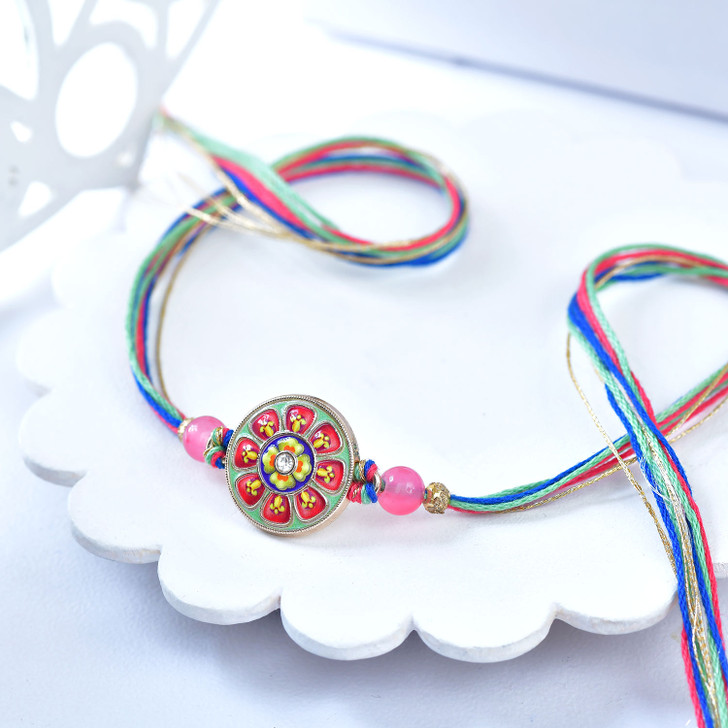 Rangoli Bloom Designer Rakhi