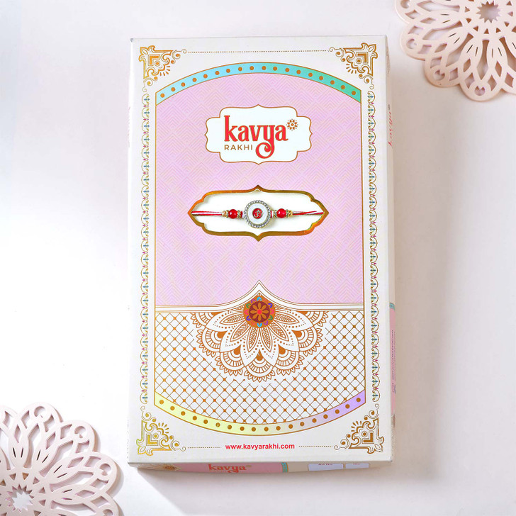 Divine Om Radiance Pearl Rakhi