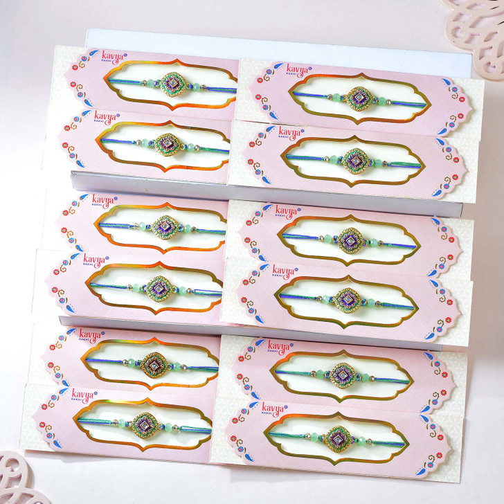 Royal Mint Meenakari Rakhi