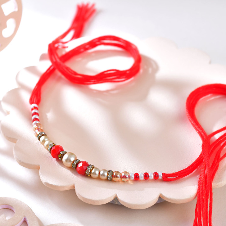 Classic Pearl Thread Rakhi (Loose)
