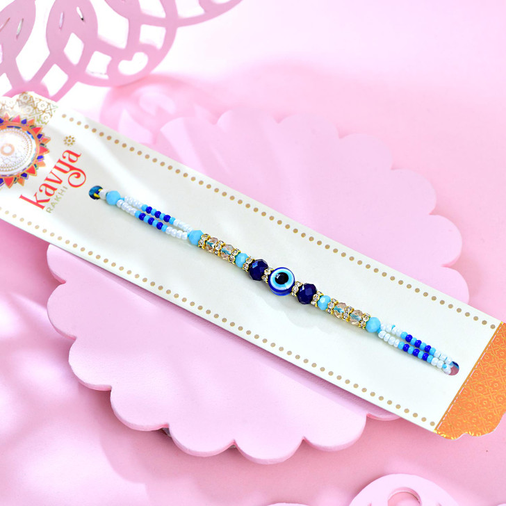 Blue Evil Eye Protection Rakhi