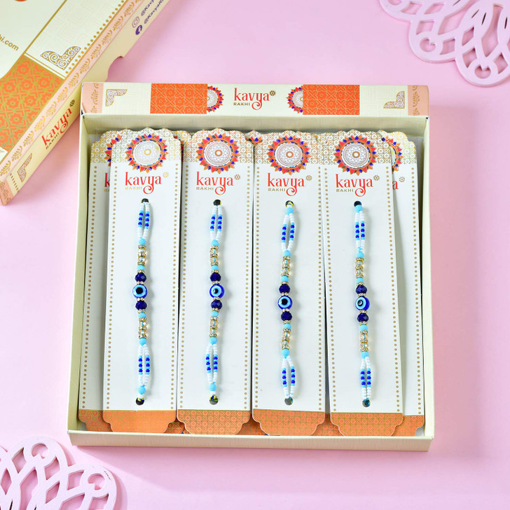 Blue Evil Eye Protection Rakhi