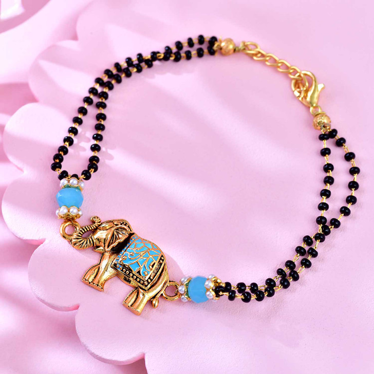 Royal Elephant Charm Designer Rakhi