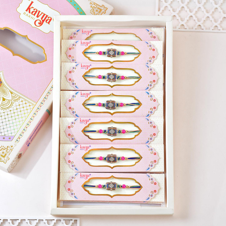 Kavya Royal Multicolor Designer Rakhi