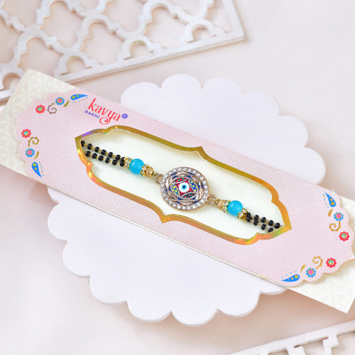 Mystic Nazar Elegance Bracelet Rakhi
