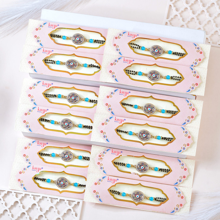 Mystic Nazar Elegance Bracelet Rakhi