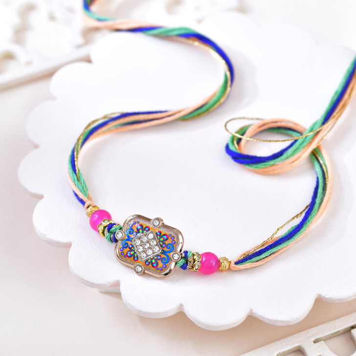 Kavya Royal Multicolor Designer Rakhi (Loose)