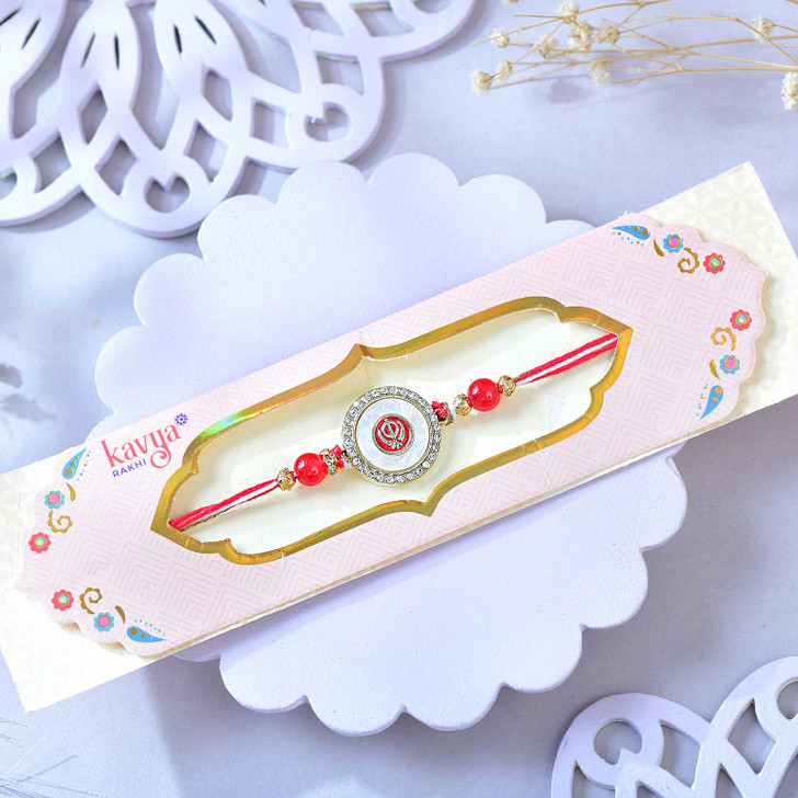 Khanda Sahib Divine Elegance Rakhi