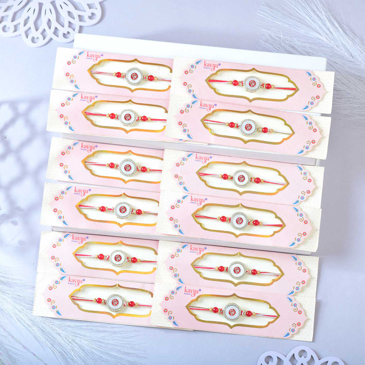 Khanda Sahib Divine Elegance Rakhi